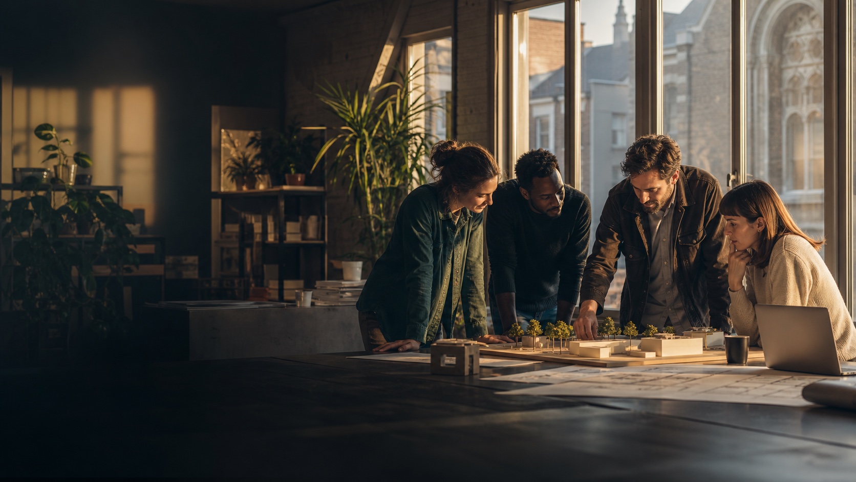 Une équipe locale développe un projet dans un atelier à Namur